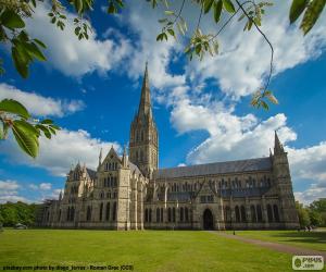 yapboz Salisbury Katedrali, İngiltere